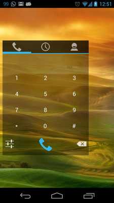 Emulate Android APK Simple Dialer Widget Emulate Android APK Simple Dialer Widget