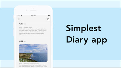 Emulate iPhone app Simple Diary, Journal, Notes using MyAndroid