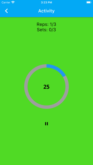 Emulate iPhone app Simple Exercise Timer using MyAndroid Emulate iPhone app Simple Exercise Timer using MyAndroid