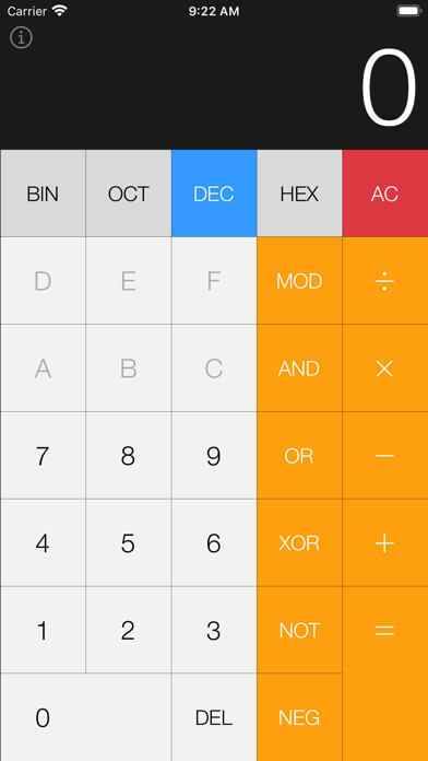 Emulate iPhone app Simple Hex Calc using MyAndroid Emulate iPhone app Simple Hex Calc using MyAndroid