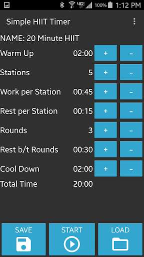 Run android online APK Simple HIIT Timer from MyAndroid or emulate Simple HIIT Timer using MyAndroid