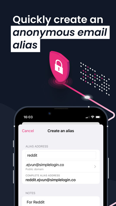 Emulate iPhone app SimpleLogin - Email alias using MyAndroid Emulate iPhone app SimpleLogin - Email alias using MyAndroid