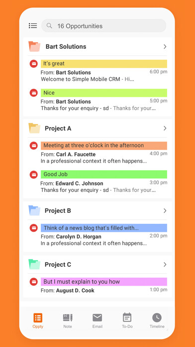 Emulate iPhone app Simple Mobile CRM using MyAndroid Emulate iPhone app Simple Mobile CRM using MyAndroid