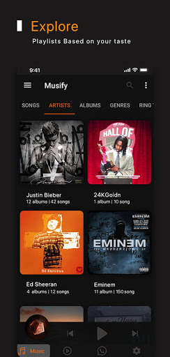 Run android online APK Simple Music Player Streaming -Music Player Stream from MyAndroid or emulate Simple Music Player Streaming -Music Player Stream using MyAndroid