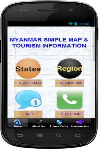 Run android online APK SIMPLE MYANMAR MAP OFFLINE 2020 from MyAndroid or emulate SIMPLE MYANMAR MAP OFFLINE 2020 using MyAndroid