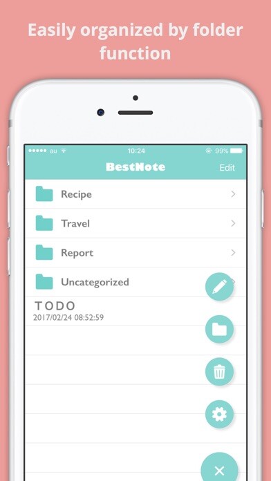 Emulate iPhone app Simple Notepad -BestNote- using MyAndroid Emulate iPhone app Simple Notepad -BestNote- using MyAndroid