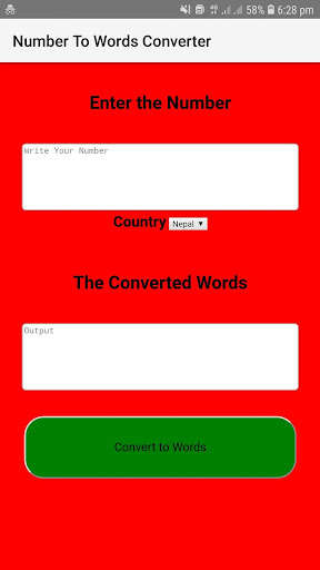 Run android online APK Simple Number to Word Converter from MyAndroid or emulate Simple Number to Word Converter using MyAndroid
