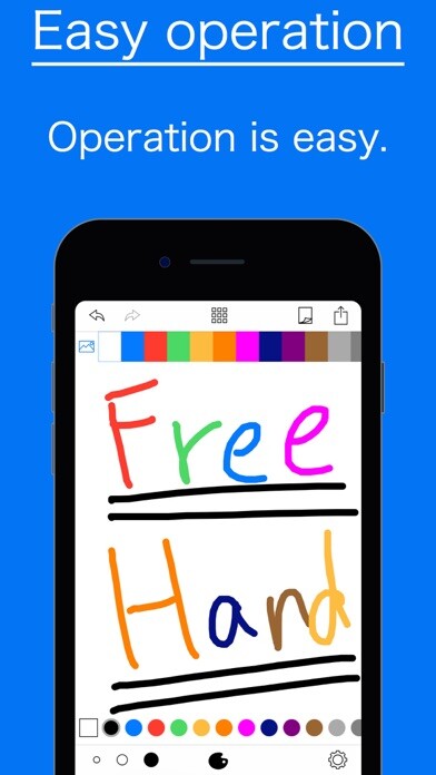 Emulate iPhone app Simple paint app -FreeHand- using MyAndroid