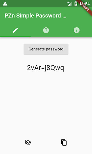Run android online APK Simple password generator (PZn) from MyAndroid or emulate Simple password generator (PZn) using MyAndroid