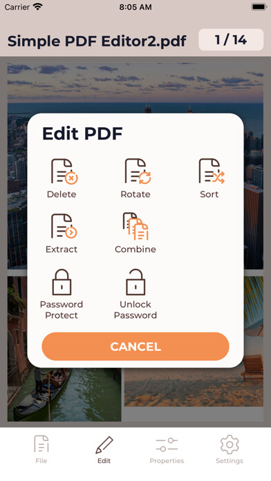 Emulate iPhone app Simple PDF Editor using MyAndroid Emulate iPhone app Simple PDF Editor using MyAndroid