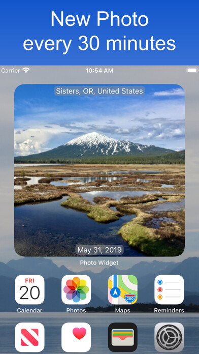 Emulate iPhone app Simple Photo Album Widget using MyAndroid