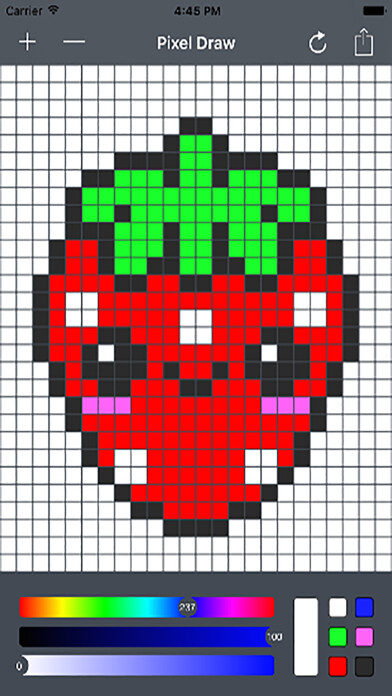Emulate iPhone app Simple Pixel Draw & Paint using MyAndroid Emulate iPhone app Simple Pixel Draw & Paint using MyAndroid