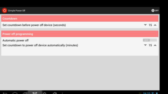 Emulate Android APK Simple Power OFF Emulate Android APK Simple Power OFF