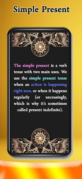 Run android online APK simple present tense from MyAndroid or emulate simple present tense using MyAndroid