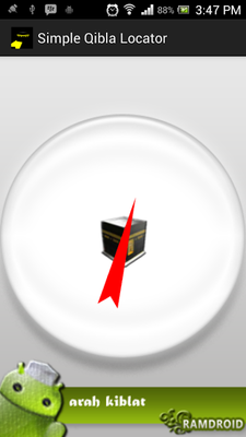 Emulate Android APK Simple Qibla Locator