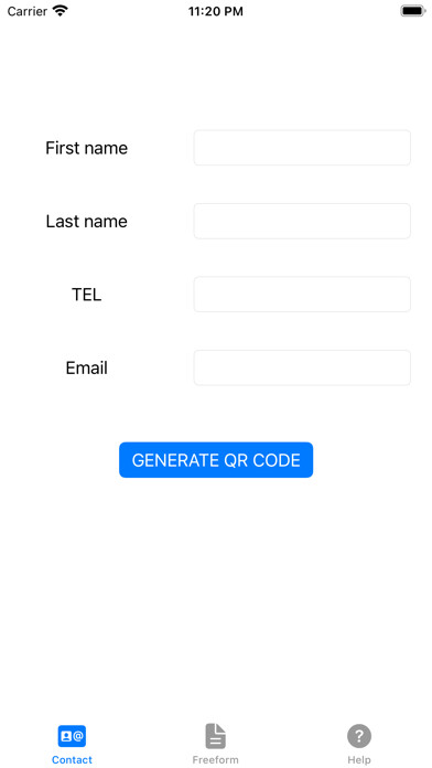 Emulate iPhone app Simple QRCode Maker using MyAndroid Emulate iPhone app Simple QRCode Maker using MyAndroid