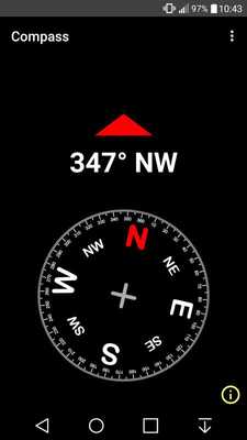 Emulate Android APK Simple "Compass" (Stylish UI)
