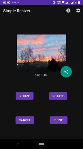 Run android online APK Simple Resizer from MyAndroid or emulate Simple Resizer using MyAndroid