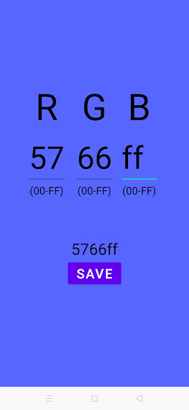 Run android online APK Simple RGB Color from MyAndroid or emulate Simple RGB Color using MyAndroid