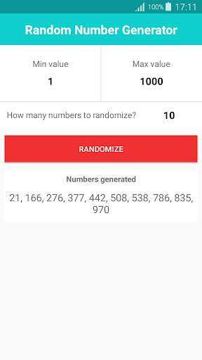 Run android online APK Simple RNG from MyAndroid or emulate Simple RNG using MyAndroid
