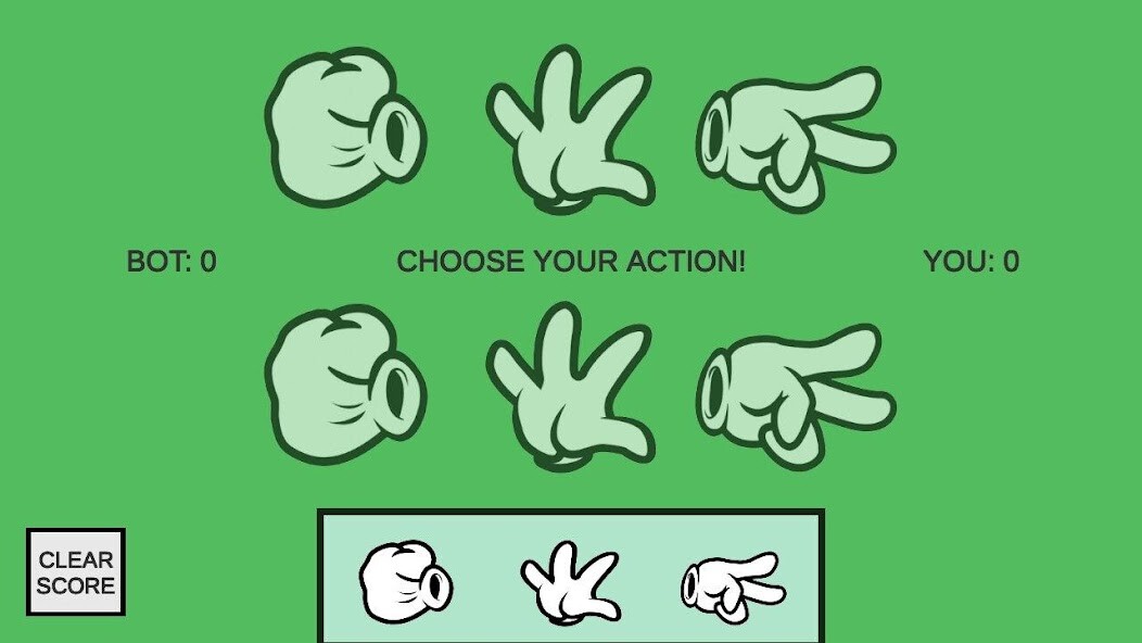 Emulate Android APK Simple Rock Paper Scissors