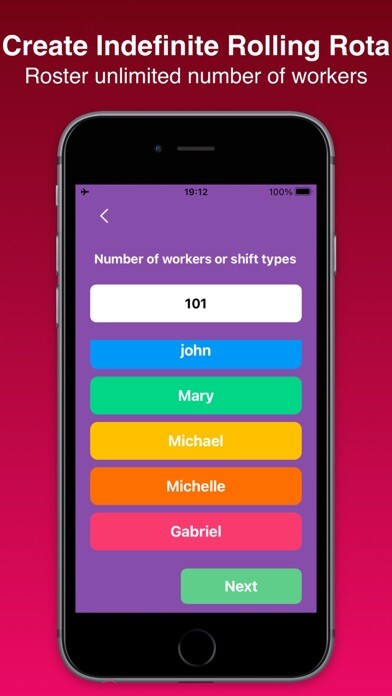 Emulate iPhone app Simple Rota Maker using MyAndroid Emulate iPhone app Simple Rota Maker using MyAndroid