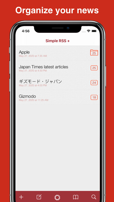 Emulate iPhone app Simple RSS Push+ using MyAndroid Emulate iPhone app Simple RSS Push+ using MyAndroid