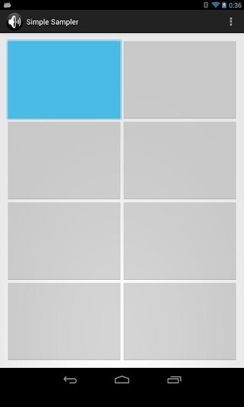 Emulate iPhone app SimpleSampler using MyAndroid