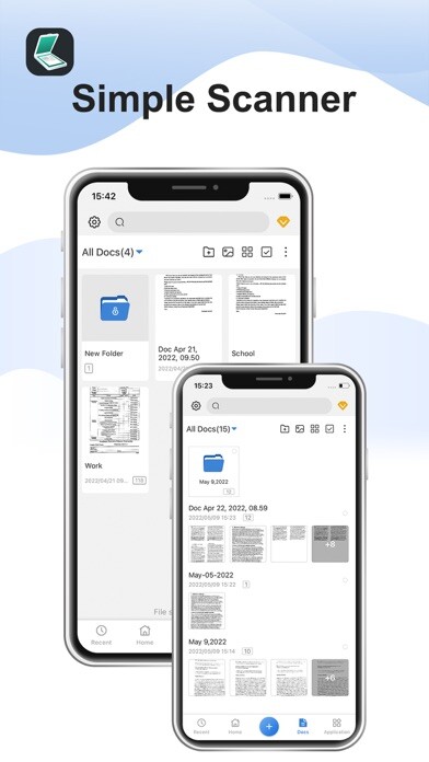 Emulate iPhone app Simple Scanner - PDF Doc Scan using MyAndroid