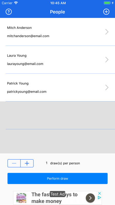 Emulate iPhone app Simple Secret Santa using MyAndroid Emulate iPhone app Simple Secret Santa using MyAndroid