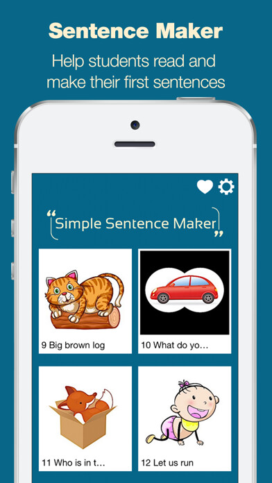 Emulate iPhone app Simple Sentence Maker - Read and Build Your First Sentences using MyAndroid Emulate iPhone app Simple Sentence Maker - Read and Build Your First Sentences using MyAndroid