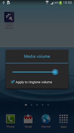 Run android online APK Simple set Media volume from MyAndroid or emulate Simple set Media volume using MyAndroid