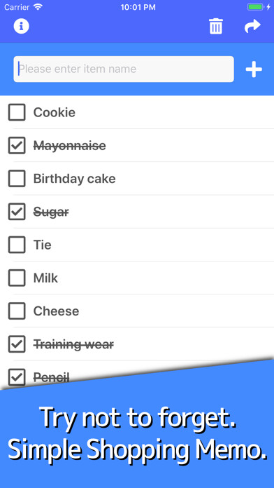 Emulate iPhone app Simple Shopping Memo using MyAndroid Emulate iPhone app Simple Shopping Memo using MyAndroid