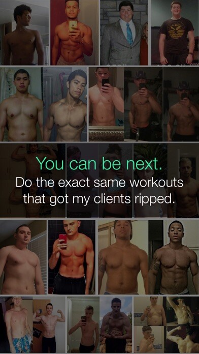 Emulate iPhone app Simple Six Pack - Home Ab Workouts & Core Challege using MyAndroid