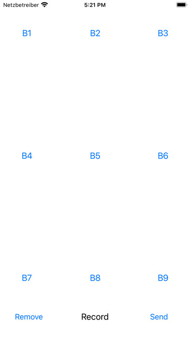 Emulate iPhone app Simple Sound - Play & Record using MyAndroid