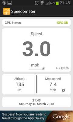 Emulate Android APK Simple speedometer km/h - mph Emulate Android APK Simple speedometer km/h - mph