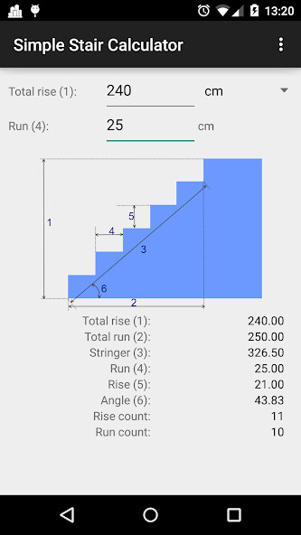 Run android online APK Simple Stair Calculator from MyAndroid or emulate Simple Stair Calculator using MyAndroid Run android online APK Simple Stair Calculator from MyAndroid or emulate Simple Stair Calculator using MyAndroid