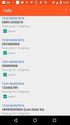 Emulate Android APK Simplest Call Log Emulate Android APK Simplest Call Log