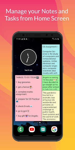 Run android online APK Simple Sticky Notes - Color St from MyAndroid or emulate Simple Sticky Notes - Color St using MyAndroid