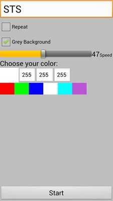 Emulate Android APK Simple Text Scroll Emulate Android APK Simple Text Scroll