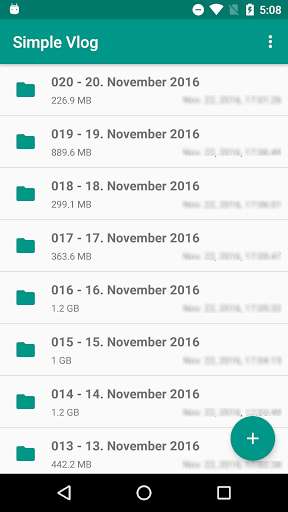 Emulate Android APK Simple Vlog Recorder