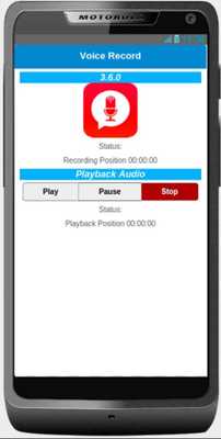 Emulate Android APK Simple Voice Record