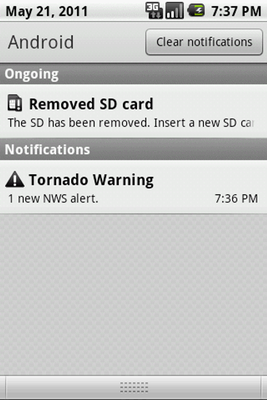 Emulate Android APK Simple Weather Alert Emulate Android APK Simple Weather Alert