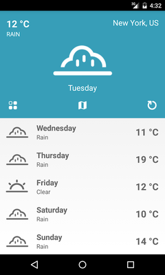 Emulate Android APK Simple Weather Pro