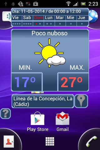 Run android online APK Simple Weather Spain from MyAndroid or emulate Simple Weather Spain using MyAndroid