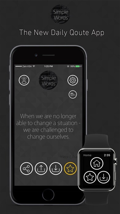 Emulate iPhone app Simple Words: Quotes, Daily Quotes using MyAndroid Emulate iPhone app Simple Words: Quotes, Daily Quotes using MyAndroid