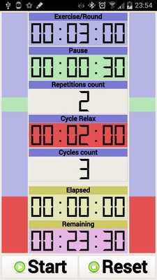 Emulate Android APK Simple Workout/Training Timer Emulate Android APK Simple Workout/Training Timer