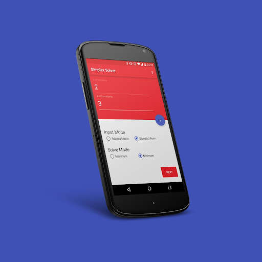 Run android online APK Simplex Solver (Beta) from MyAndroid or emulate Simplex Solver (Beta) using MyAndroid