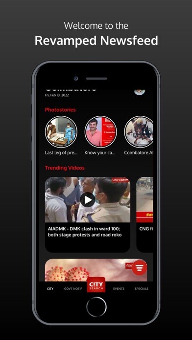 Emulate iPhone app SimpliCity - Made for the City using MyAndroid