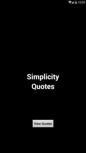 Run android online APK Simplicity Quotes from MyAndroid or emulate Simplicity Quotes using MyAndroid